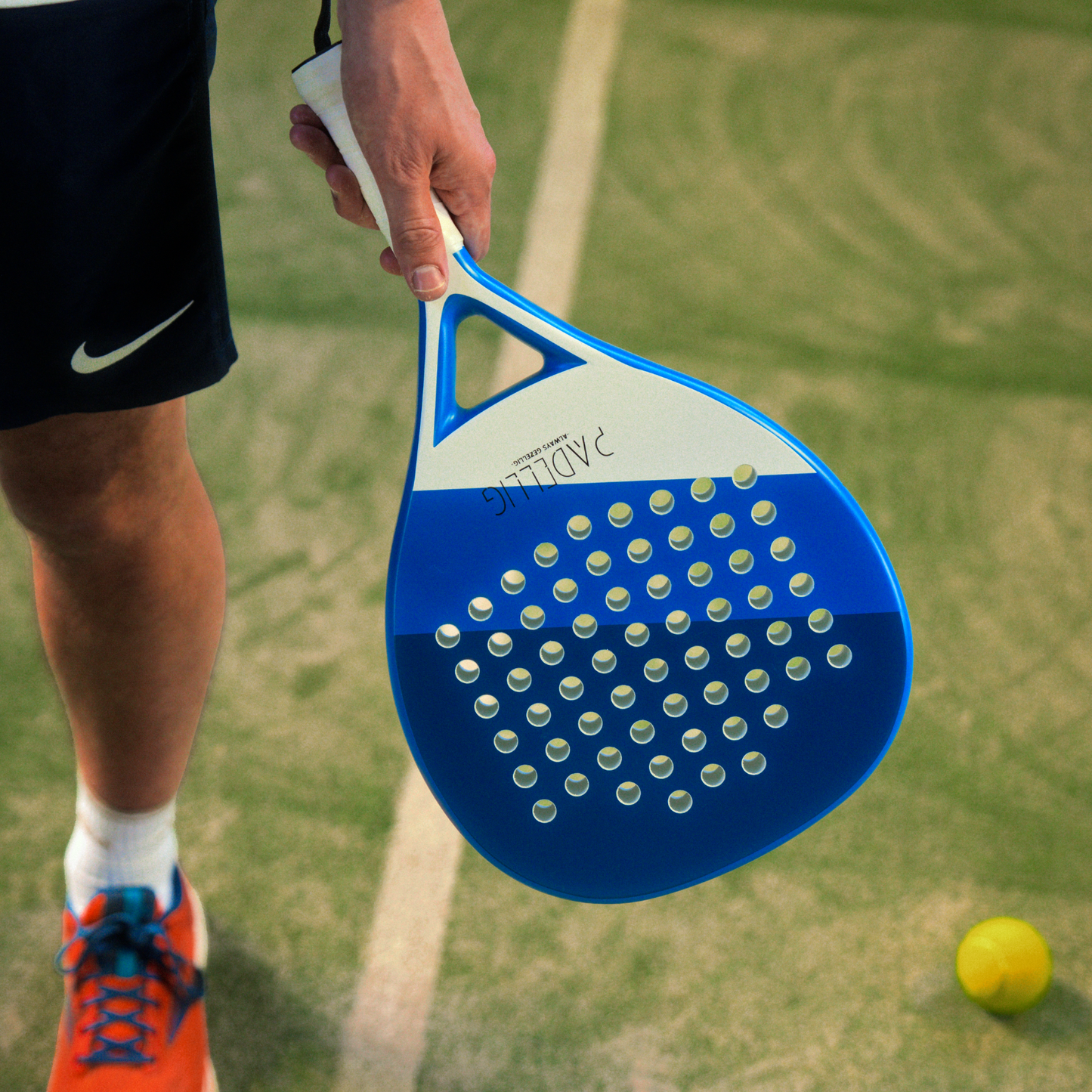 Padelracket Full Carbon Blue Delight – Mit Tasche & 3 Bällen