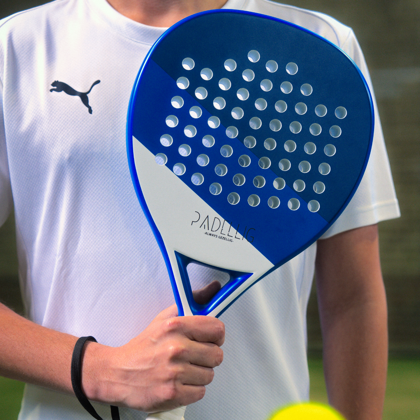 Padelracket Full Carbon Blue Delight – Mit Tasche & 3 Bällen