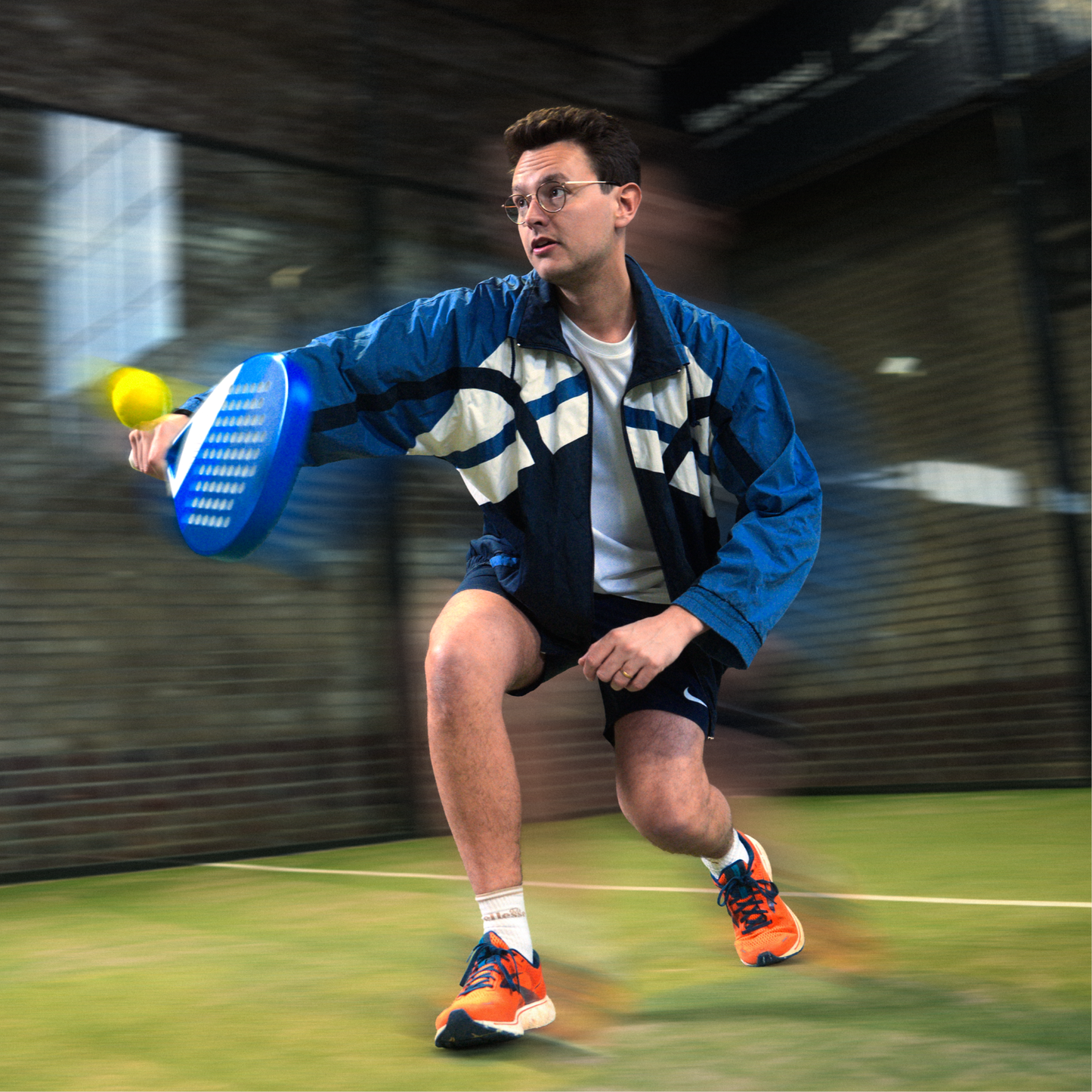 Padelracket Full Carbon Blue Delight – Mit Tasche & 3 Bällen