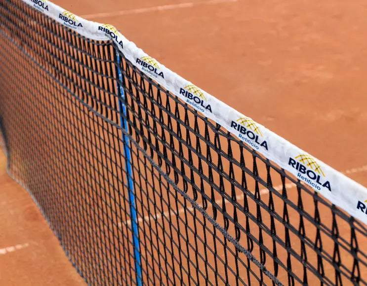 Tennisnetz mit Werbedruck