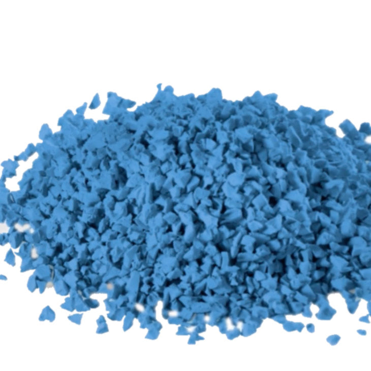 26035 Tennis Slide Gummigranulat, Farbe blau (Preis pro kg)